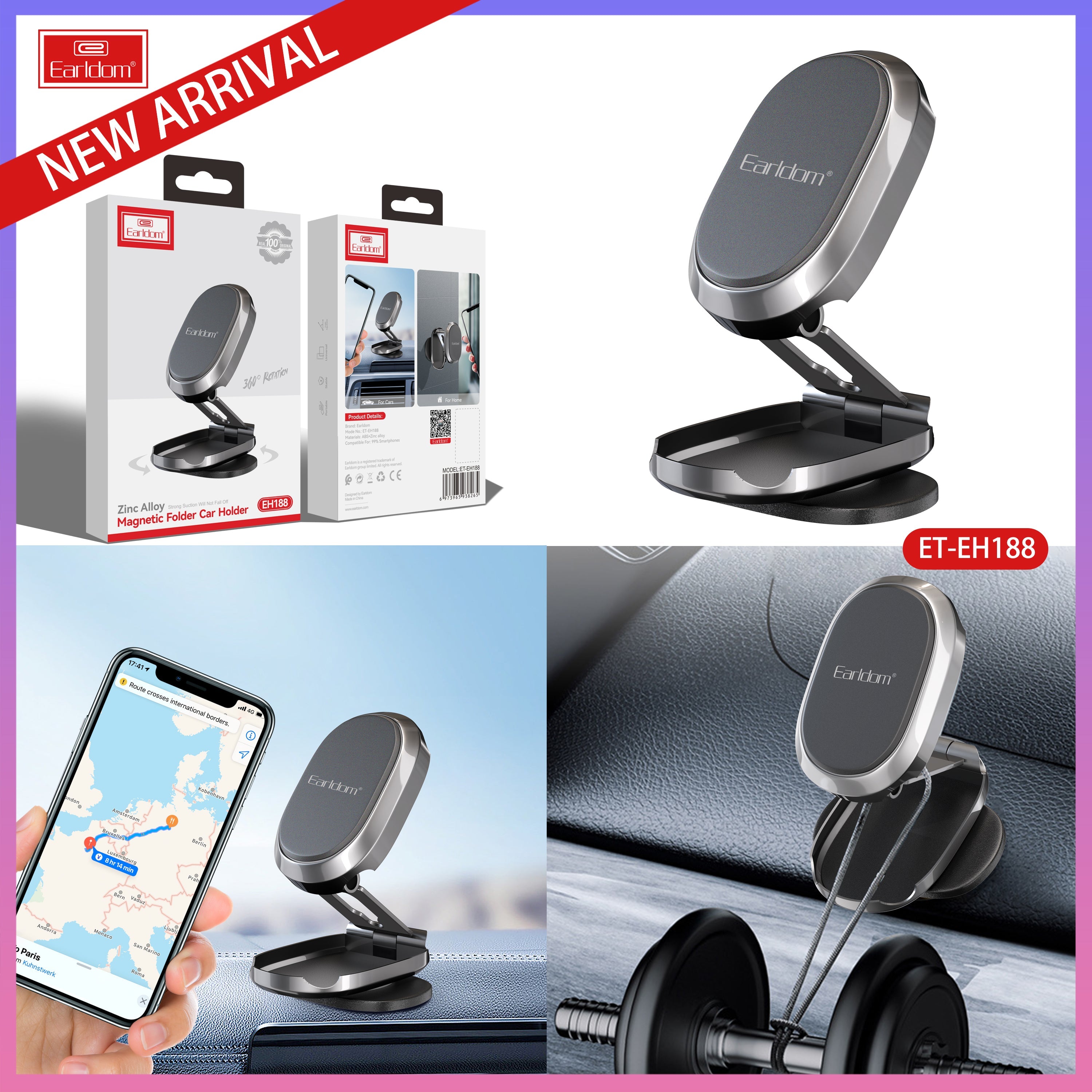 Best Magnetic Mini 360 Fold Car Holder Best Magnetic Mini 360 Fold Car Holder
